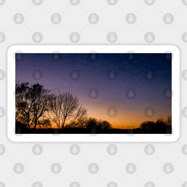 Sunset landscape photo colors Sticker by marghe41